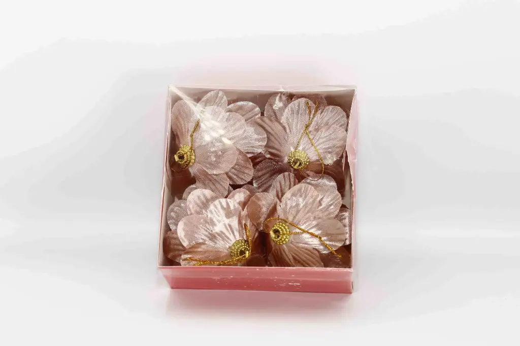 Vánoční ozdoba květin 4ks A10572