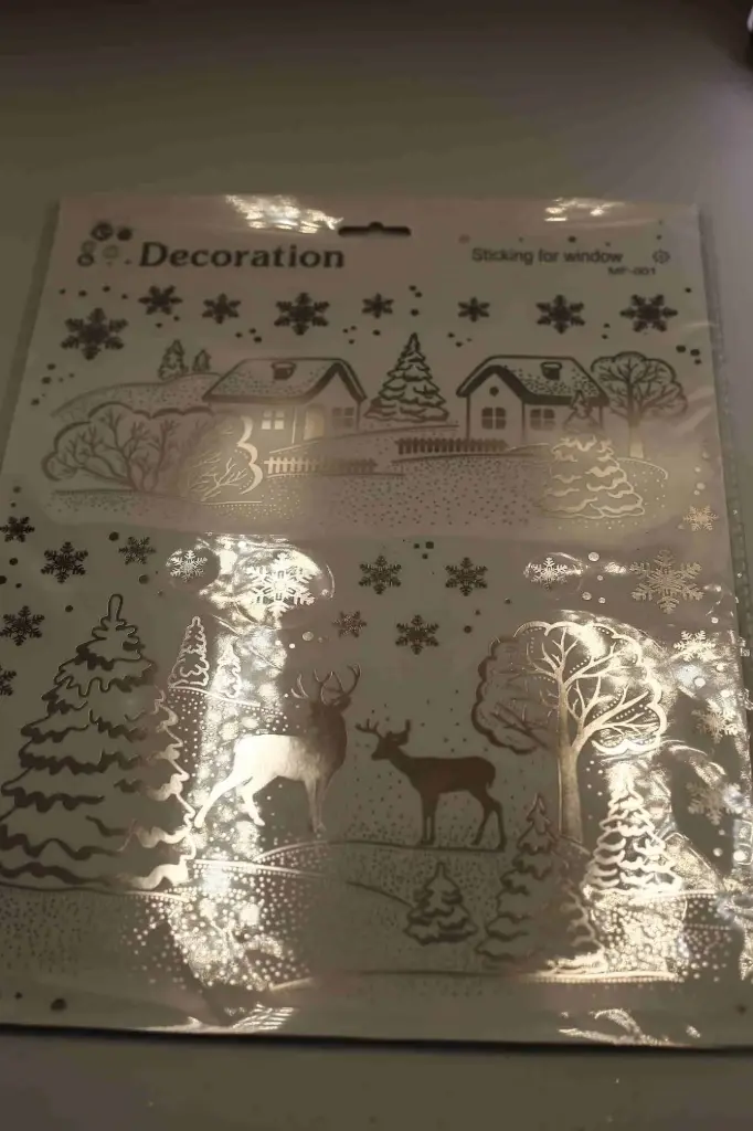 Miếng dán cửa sổ giáng sinh A10694